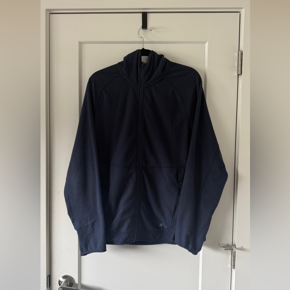 MEC Large Men's Navy Full-Zip Hoodie Sweater
